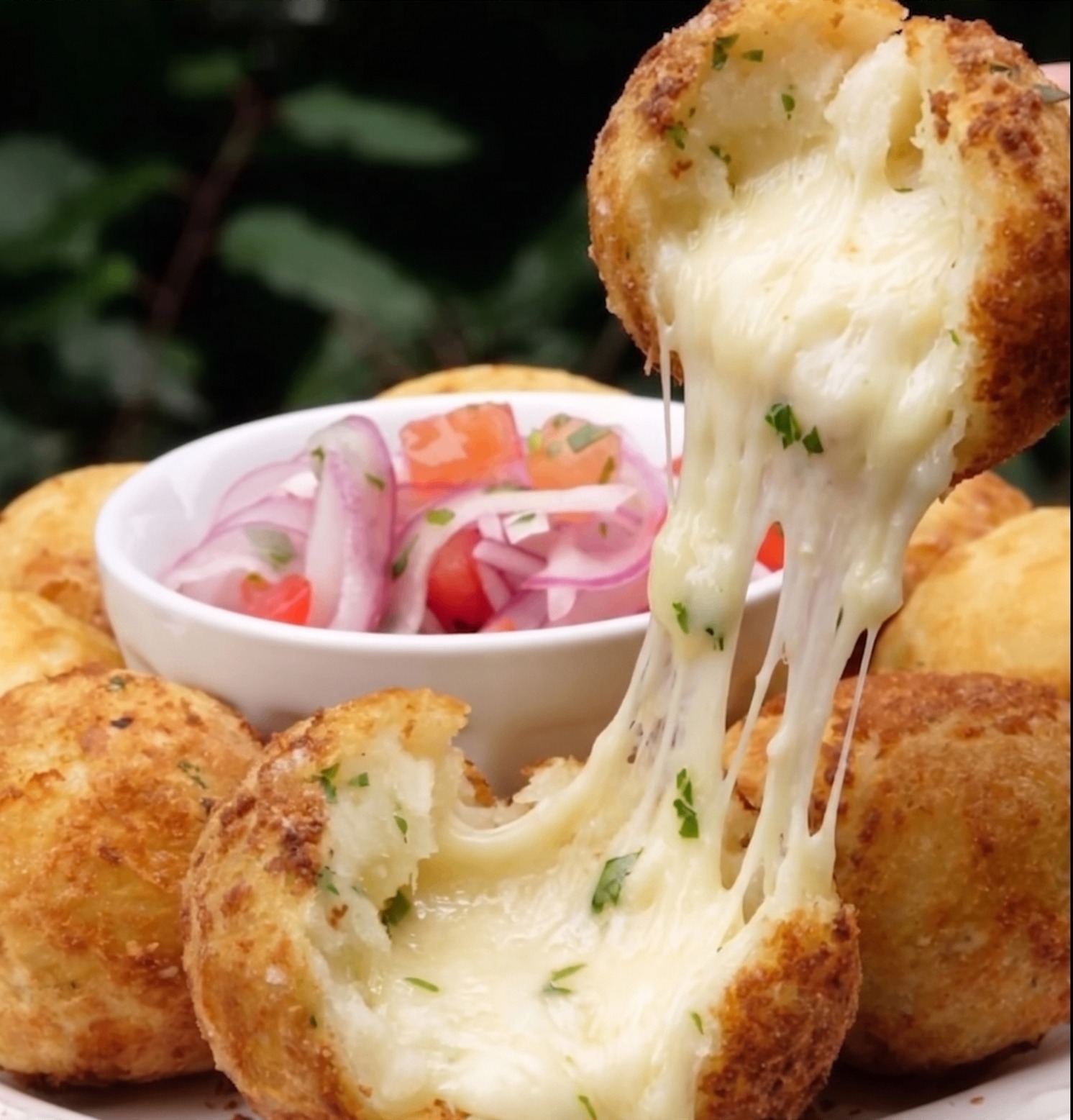 Bolitas de yuca y queso
